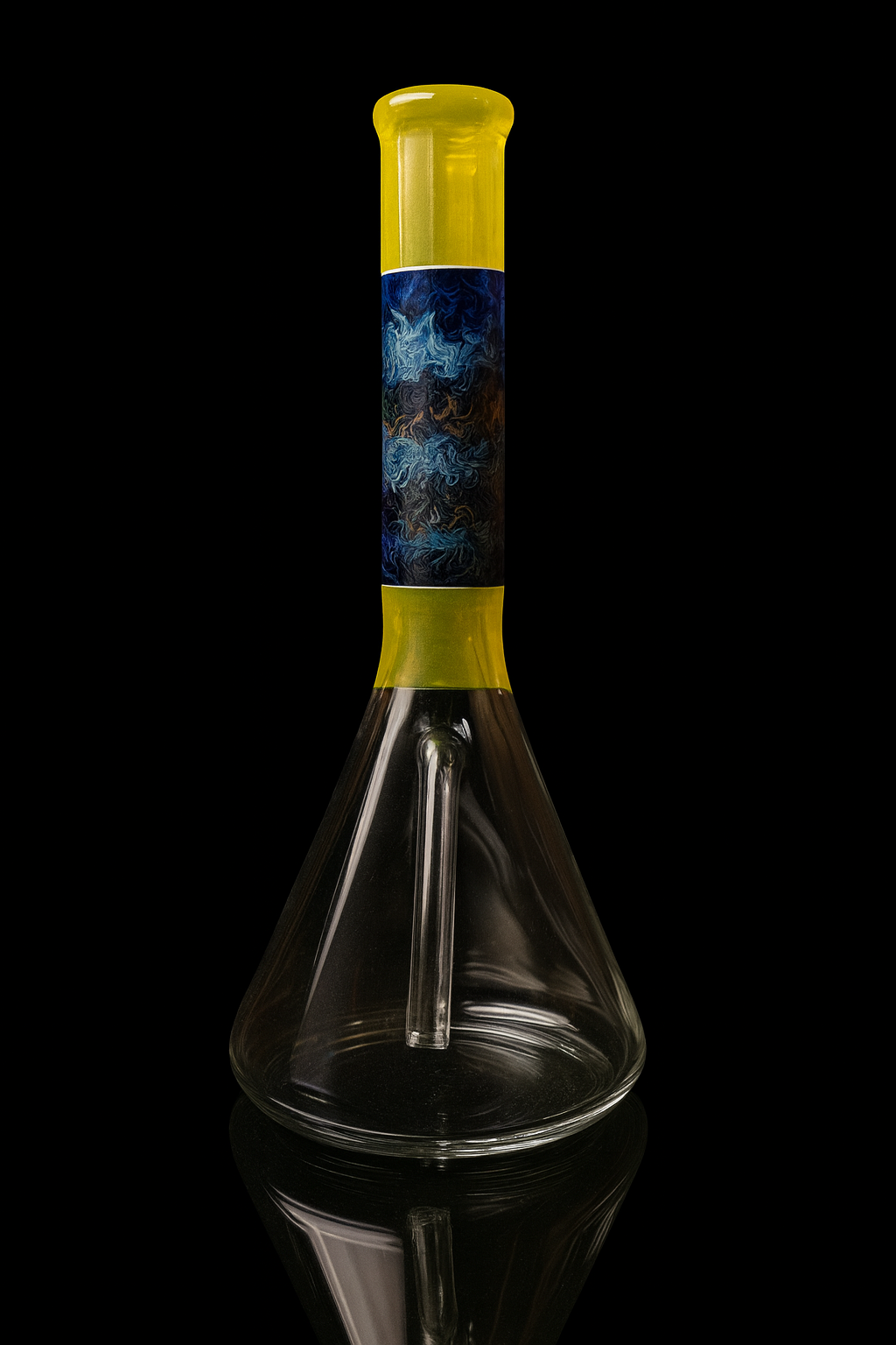 Ghost Yellow fume marble tech beaker