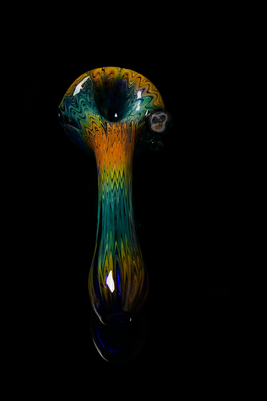 Billy Strings Gold & silver fume wrap & rake pipe