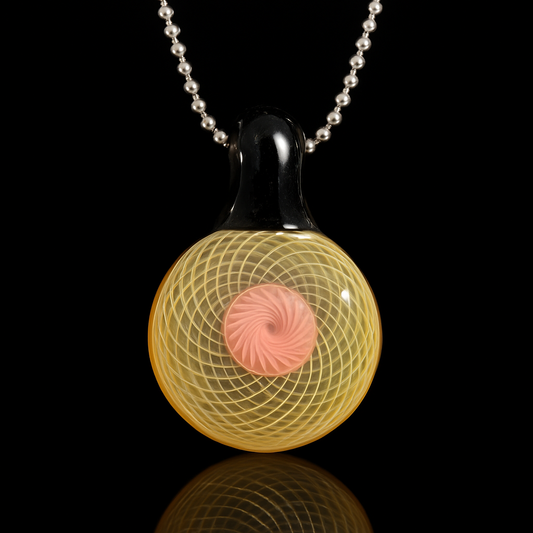 Gold & silver fumicello pendant