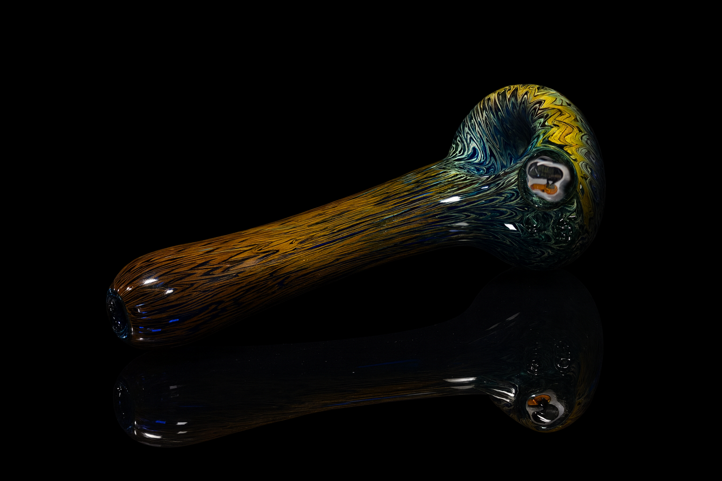 Billy Strings Gold & silver fume wrap & rake pipe