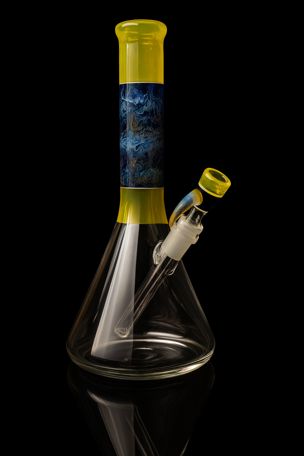 Ghost Yellow fume marble tech beaker